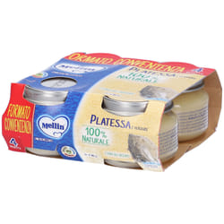 Mellin Omogeneizzato Platessa Formato Convenienza 4x80 g Pappa