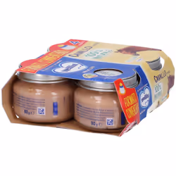 Mellin Omogeneizzato Cavallo per Infanzia 4 Vasetti da 80g