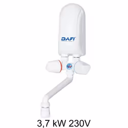Dafi POZ03130, Senza serbatoio (istantaneo), Verticale, 3700 W, Interno, Bianco