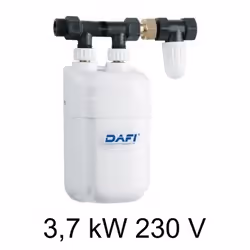 Dafi POZ03132, Senza serbatoio (istantaneo), Verticale, 3700 W, Interno, Bianco