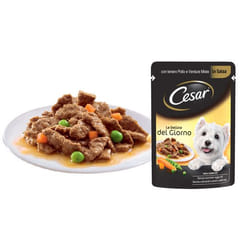 CESAR Le Delizie del Giorno Pollo, Vegetale 100 g