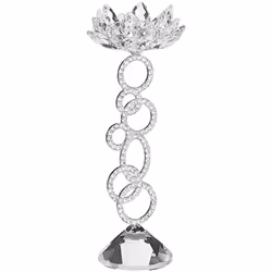 Candelabro classico con un tocco speciale. Illumina i tuoi interni con questo straordinario candeliere con paraluce in vetro ...