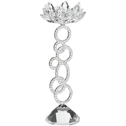 Candelabro argento 9 x 9 25 cm Oviedo