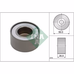 Puleggia di rinvio/guida, cinghia trapezoidale INA 532 0392 20