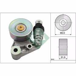 Braccio tenditore, cinghia a V INA 534 0021 10