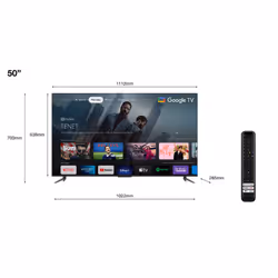 TCL C64 Serie 4K QLED 50" 50C649 Dolby Atmos Google TV - Vista aggiuntiva 3