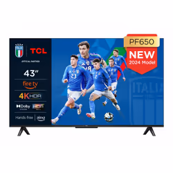 TCL Serie PF650 Smart TV Ultra HD 4K 43" 43PF650, Dolby Vision - Atmos, AirPlay 2, Fire TV, 109,2 cm (43"), 3840 x 2160 Pixel ...