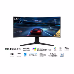 TCL R83 34R83Q Monitor PC 94 cm (37") 3440 x 1440 Pixel LED Nero, Bianco - Vista aggiuntiva 4