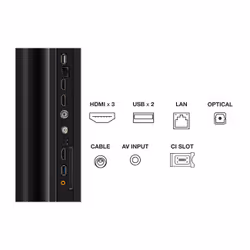 TCL P79 Serie P7 Smart TV Nanotecnologia WCG 4K 75" 75P79B, Dolby - Atmos, Google TV - Vista aggiuntiva 4