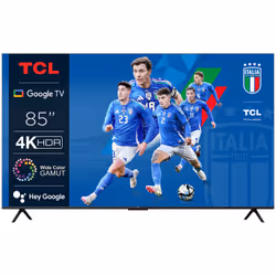 TCL P655 Smart TV Ultra HD 4K 85" 85P61B, Dolby Audio, Controlli vocali, Google TV, 2,16 m (85"), 3840 x 2160 Pixel, LED, Sma ...