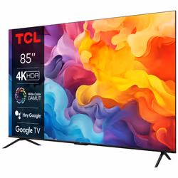 TCL P655 Smart TV Ultra HD 4K 85" 85P61B, Dolby Audio, Controlli vocali, Google TV