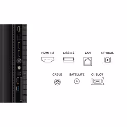 TCL P7 Serie P7K Smart TV QLED 4K 85" 85P7K, audio Onkyo 2.1 con subwoofer, Google TV - Vista aggiuntiva 3