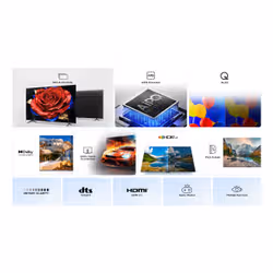 TCL P7 Serie P7K Smart TV QLED 4K 85" 85P7K, audio Onkyo 2.1 con subwoofer, Google TV - Vista aggiuntiva 5