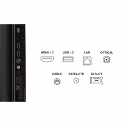 TCL P7 Serie P7K Smart TV QLED 4K 65" 65P7K, Dolby Vision - Atmos, HDR10+, Google TV - Vista aggiuntiva 2