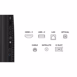 TCL P7 Serie P7K Smart TV QLED 4K 55" 50P7K, Dolby Vision - Atmos, HDR10+, Google TV - Vista aggiuntiva 3
