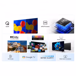 TCL P7K Serie Smart TV QLED 4K 43" 43P7K, Dolby Vision - Atmos, HDR10+, Google TV - Vista aggiuntiva 7