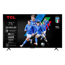 TCL Q6C Serie Smart TV QD-MiniLED 4K 75" 75Q6C, audio Onkyo 2.1, Dolby Vision IQ & Atmos, Google TV