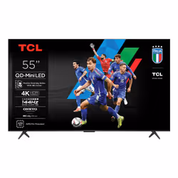 TCL Serie C69K Smart TV QD-MiniLED 4K 55" 55C69K, audio Onkyo 2.1, Dolby Vision IQ & Atmos, Google TV, 139,7 cm (55"), 3840 x ...