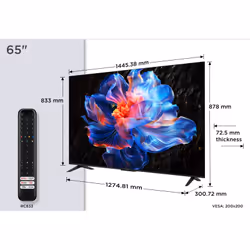 TCL Serie Smart TV 4K Ultra HD 65" 65P69K, Dolby Audio, HDR10+, Google TV - Vista aggiuntiva 5