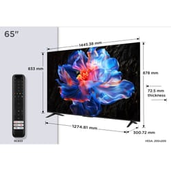 TCL Serie P6K Smart TV 4K Ultra HD 65" 65P6K, Dolby Audio, HDR10+, Google TV