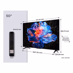 TCL Serie Smart TV 4K Ultra HD 50" 50P69K, Dolby Audio, HDR10+, Google TV - Vista aggiuntiva 4
