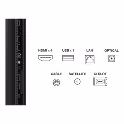 TCL Serie C69K Smart TV QD-MiniLED 4K 50" 50C69K, audio Onkyo 2.1, Dolby Vision IQ & Atmos, Google TV - Vista aggiuntiva 4