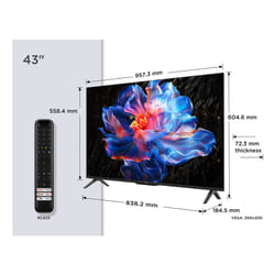 TCL P6K Serie Smart TV 4K Ultra HD 55" 55P6K, Dolby Audio, HDR10+, Google TV