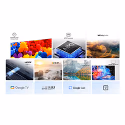 TCL P6K Serie Smart TV 4K Ultra HD 55" 55P6K, Dolby Audio, HDR10+, Google TV - Vista aggiuntiva 6
