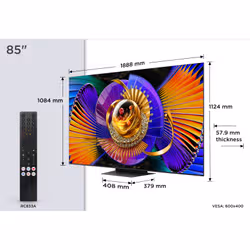 TCL C7L 85C7L TV 2,16 m (85") 4K Ultra HD Smart TV Wi-Fi Nero - Vista aggiuntiva 4