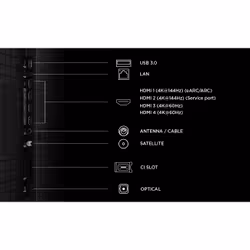 TCL P8L 98P8L TV 2,49 m (98") 4K Ultra HD Smart TV Wi-Fi Nero - Vista aggiuntiva 5