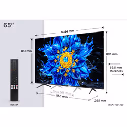 TCL P8L 65P8L TV 165,1 cm (65") 4K Ultra HD Smart TV Wi-Fi Nero - Vista aggiuntiva 4