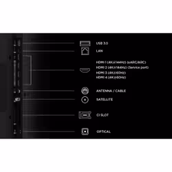 TCL C6K Pro TV 85C6K PRO 85” QD-Mini LED TV, 4K HDR 1000 nits, 420 zone di dimming, Pannello HVA Matte, Google TV, Dolby Vision & Atmos, 2.1 Onkyo, 144Hz, AirPlay 2 - Vista aggiuntiva 6