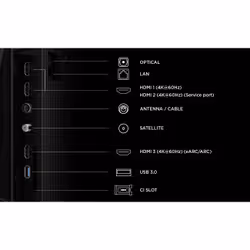 TCL P69L 55P6L TV 139,7 cm (55") 4K Ultra HD Smart TV Wi-Fi Nero - Vista aggiuntiva 5
