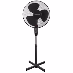 Esperanza EHF001KK, Ventilatore domestico con pale, Nero, Pavimento, 90°, Pulsanti, 1,5 m