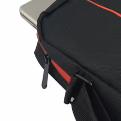 Esperanza SALERNO 39,6 cm (15.6") Borsa con caricamento dall'alto Nero, Rosso