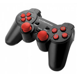 Esperanza EGG106R periferica di gioco Nero, Rosso USB 2.0 Gamepad Analogico/Digitale PC, Playstation 2, Playstation 3