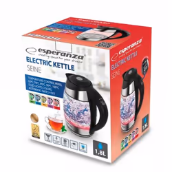 Esperanza EKK026 bollitore elettrico 1,7 L 2200 W Nero, Trasparente - Vista aggiuntiva 5