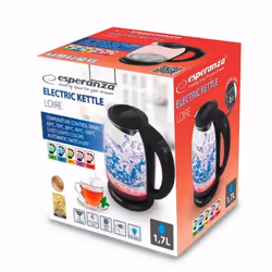 Esperanza EKK027 bollitore elettrico 1,7 L 2200 W Nero, Trasparente - Vista aggiuntiva 6