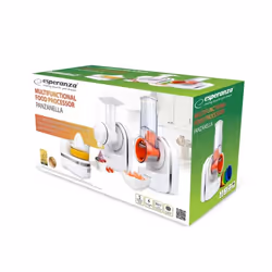 Esperanza EKM027 grattugia e spiralizzatore elettrici Grattugia elettrica Plastica Bianco - Vista aggiuntiva 5