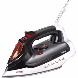 MPM MZE-17, Ferro a secco, Piastra in Ceramica, 2,5 m, 80 g/min, Nero, 35 g/min
