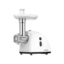 MPM MMM-05 Tritacarne elettrico de con insaccatrice de, 3 dischi de Taglio con fori da 3mm, 5mm, 7mm, ingranaggio in metallo, funzione inversa, 720W