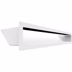 KRATKI griglia di ventilazione AIR | Griglia aria calda 9 x 60 cm | Grafite | Griglia di scarico per ventilazione camino | Pr ...