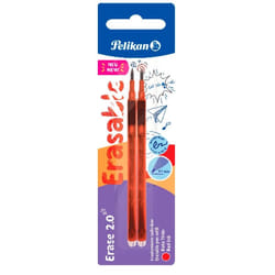 Pelikan 9566324 ricaricatore di penna Medio Rosso 2 pz