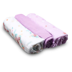 BabyOno Natural Bamboo Diapers Violet 70x70 cm 3 pz