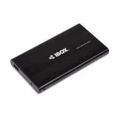 iBox HD-02, Custodia per Disco Rigido (HDD), 2.5", SATA, Collegamento del dispositivo USB, Nero