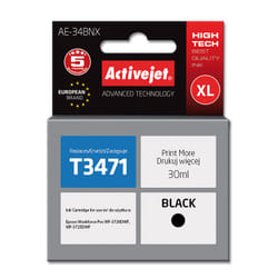 Activejet AE-34BNX Cartuccia d’inchiostro Epson WorkForce Pro WF-3720DWF, WF-3725DWF XL Nero
