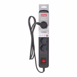 Activejet ACP-5GN 5M CZ prolunghe e multiple 5 presa(e) AC Interno Nero - Vista aggiuntiva 4