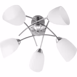 Activejet AJE-NIKITA 5P Nikiel illuminazione da soffitto E27 200 W