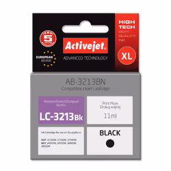 Activejet AB-3213BN, Resa standard, Nero, Inchiostro colorato, 11 ml, 1 pz, Confezione singola