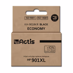 Actis KH-901BKR, Resa standard, Nero, Inchiostro a base di pigmento, 20 ml, 1 pz, Confezione singola